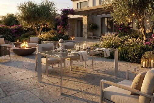 Nori table / outdoor dining table Kristalia