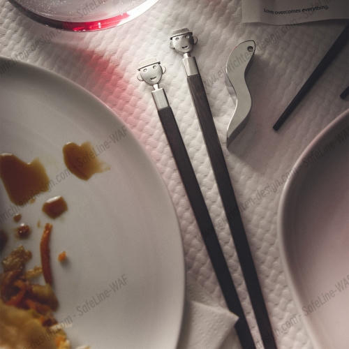 AM44SET2 Anna Stick chopsticks Alessi