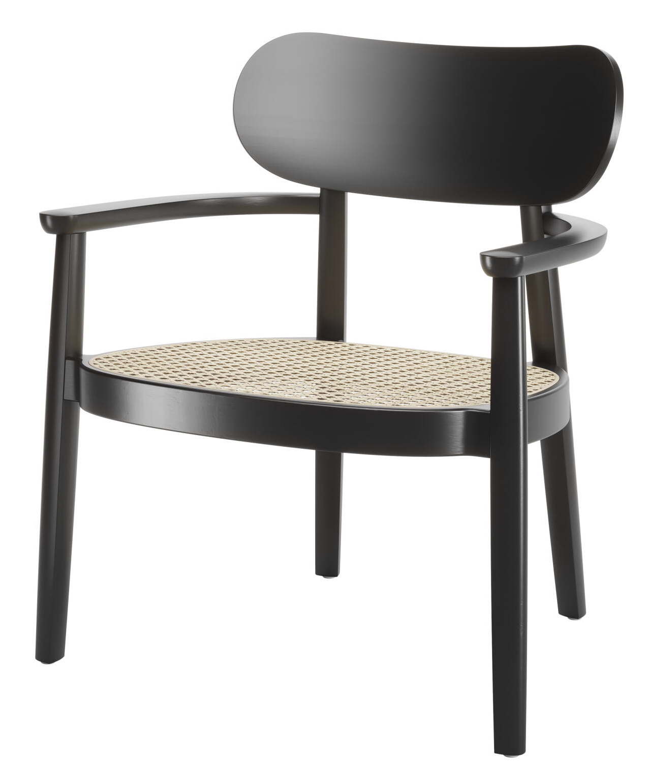Wooden armchair with armrests 119 MF Thonet 
