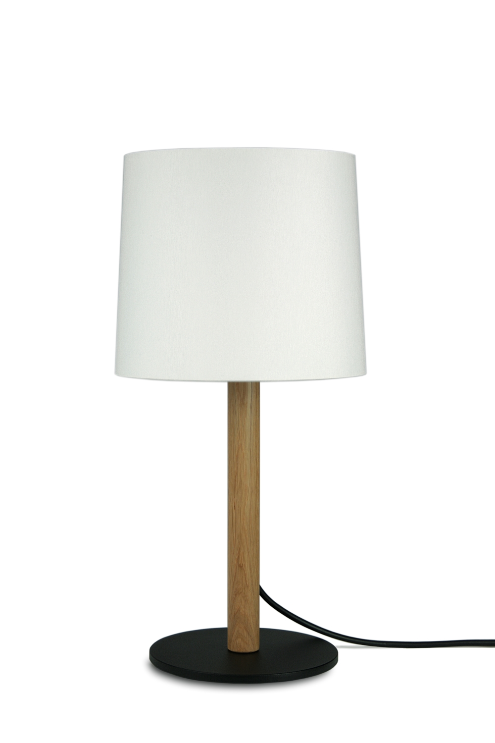 Miyu 45 table lamp natural oak / white Maigrau