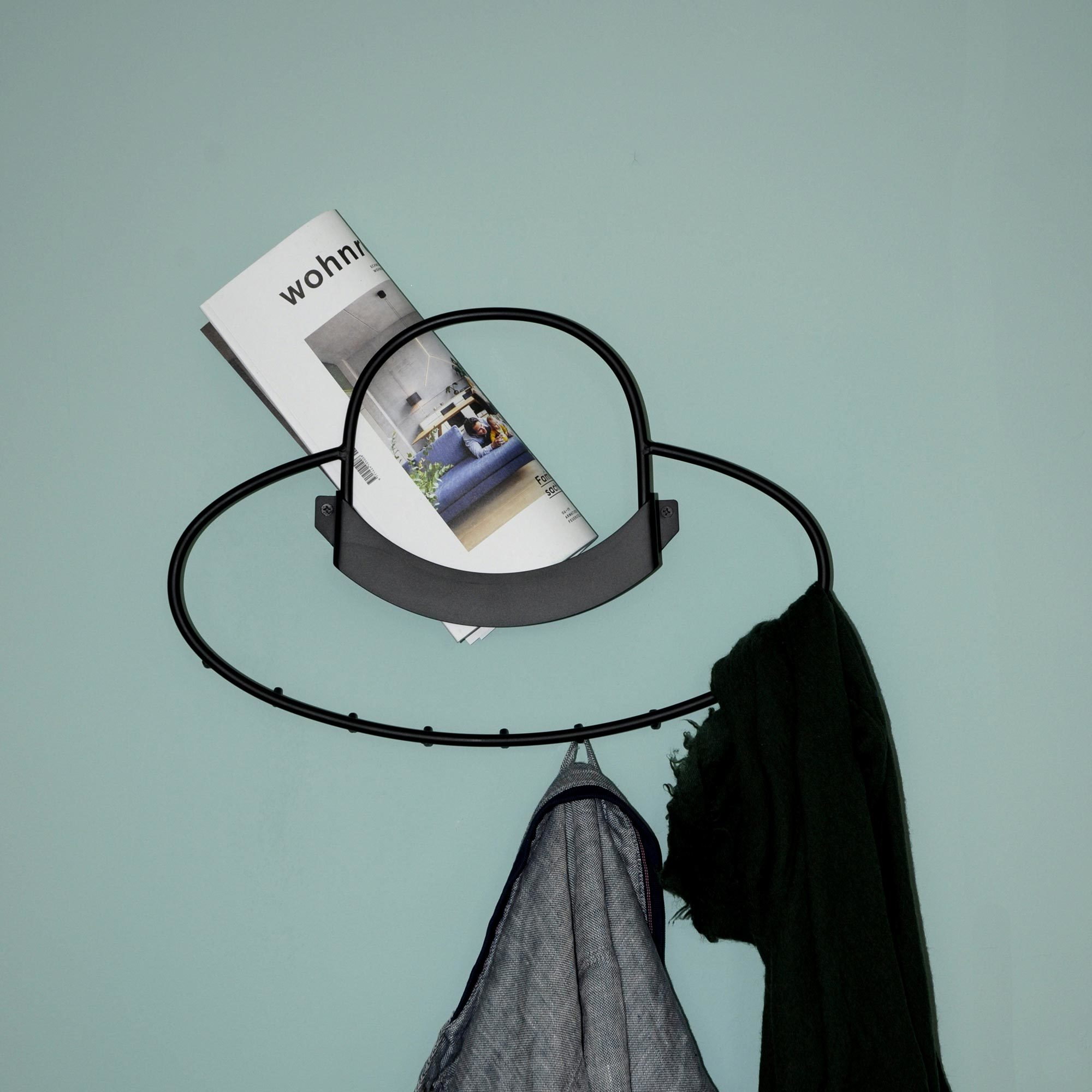 Hat Wall Coat rack with 9 hooks Mox