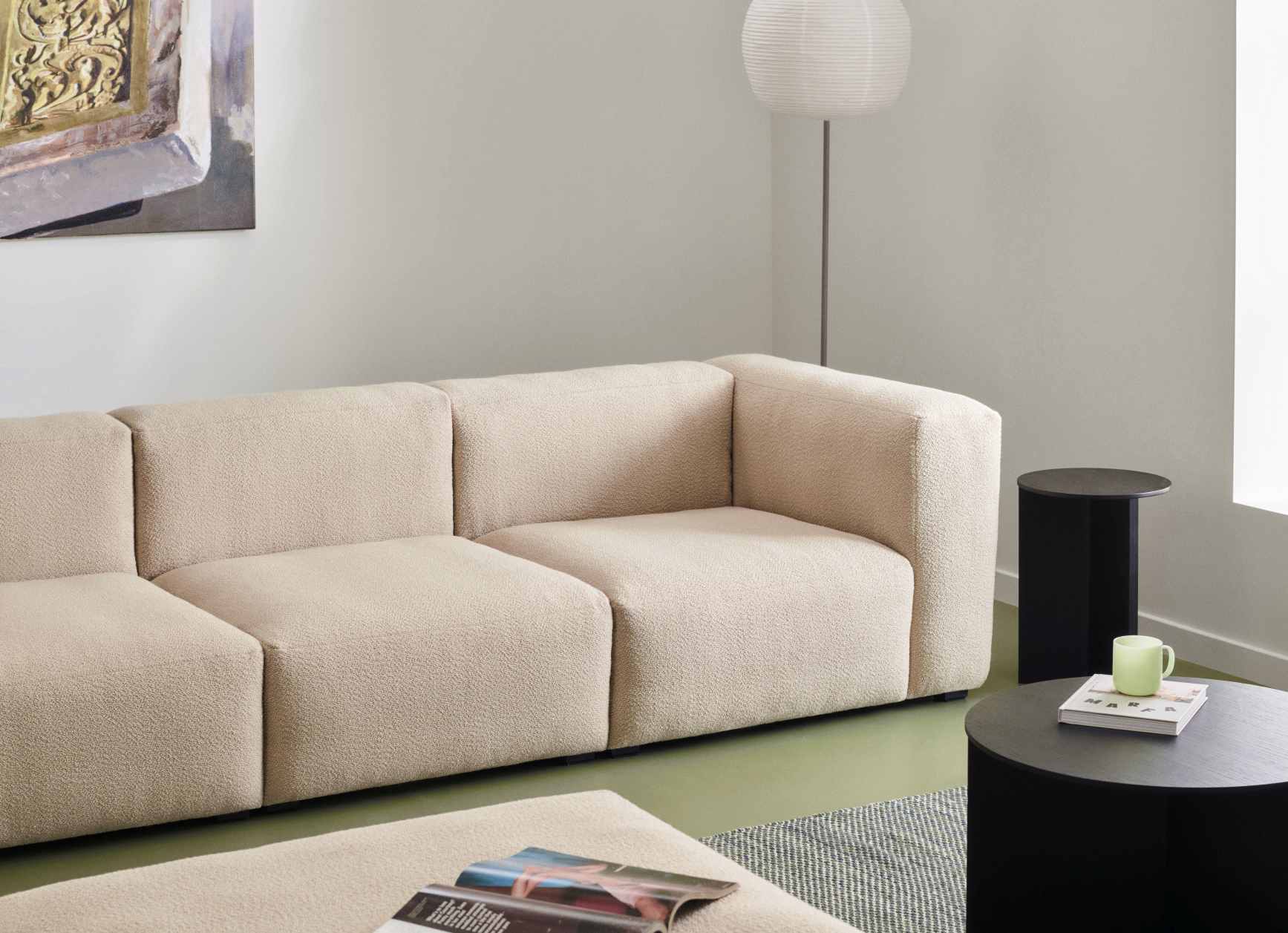Mags Soft Sofa Low armrest 3-seater Combination 1 Hay