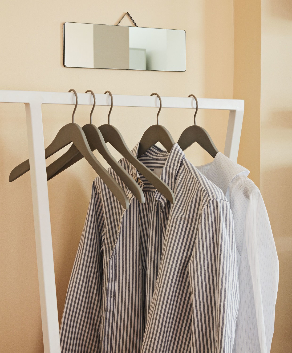 Soft Coat Hanger Wide 44 coat hanger set of 4 Hay 