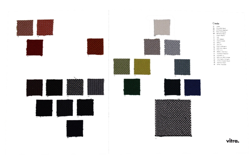 Sample Card Credo Vitra