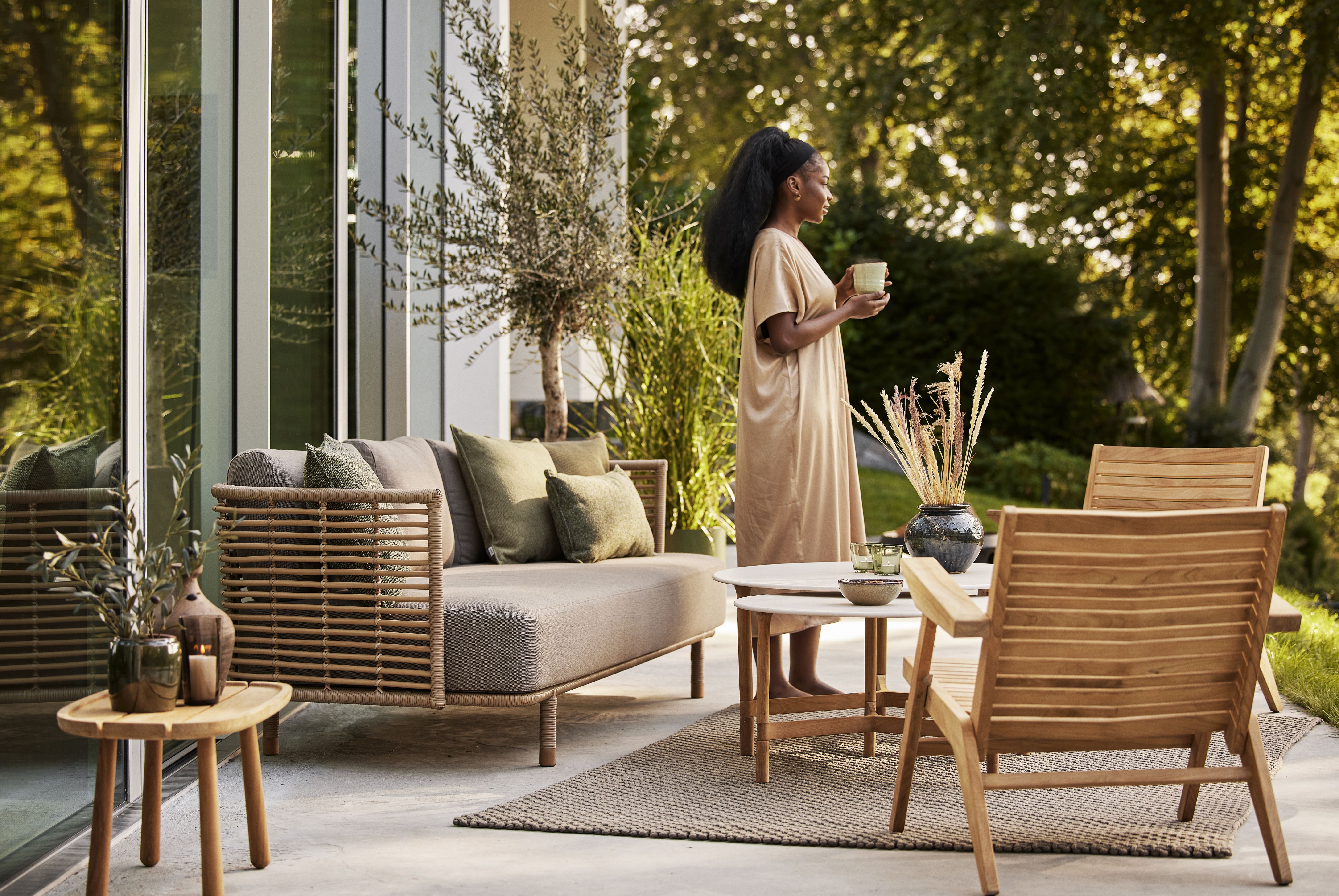 Flip lounge chair Cane-Line