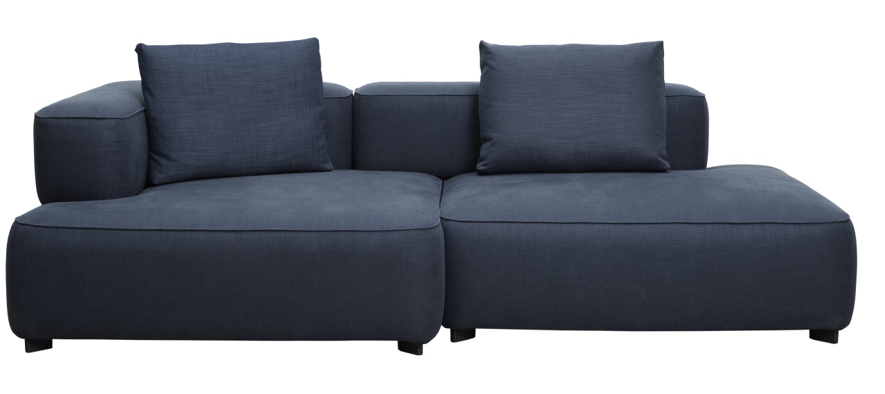 Alphabet 2-Seater Sofa Armrest Left Fritz Hansen