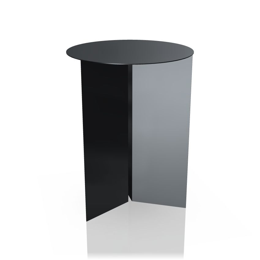 ★値下げしました★HAY SLIT TABLE HIGH BLACK Slit' round table, high, black by Hay | Tables And Consoles