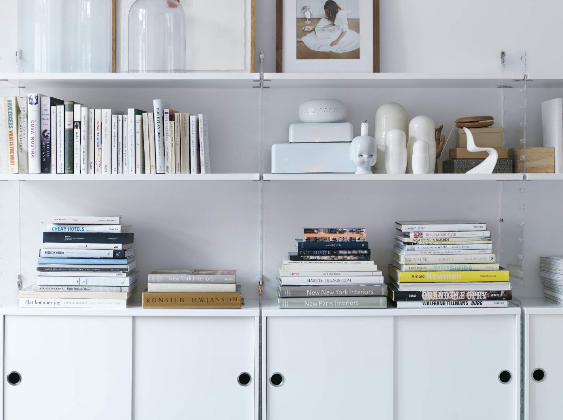 String  Living room wall shelving system E String Furniture