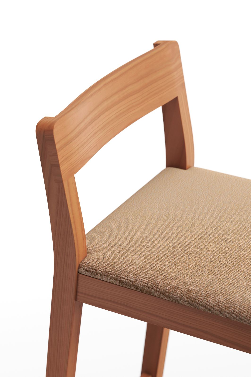 Sit Wood Bar Stool with Seat Cushion Zeitraum Sit Wood Bar Stool with Seat Cushion Zeitraum
