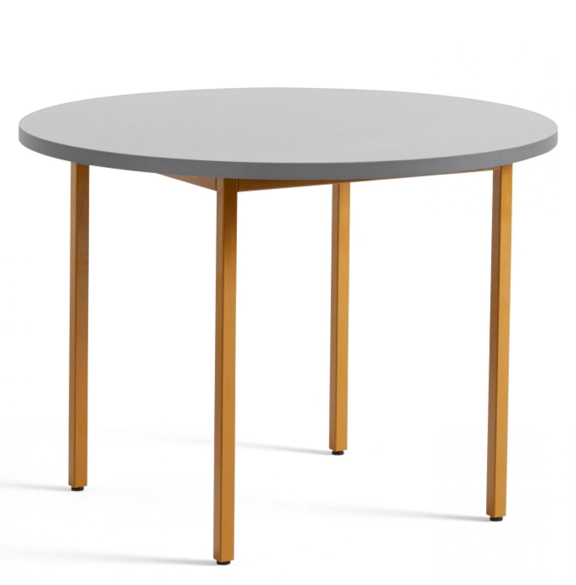 Two Colour Table 105 cm Hay Light grey - Ochre