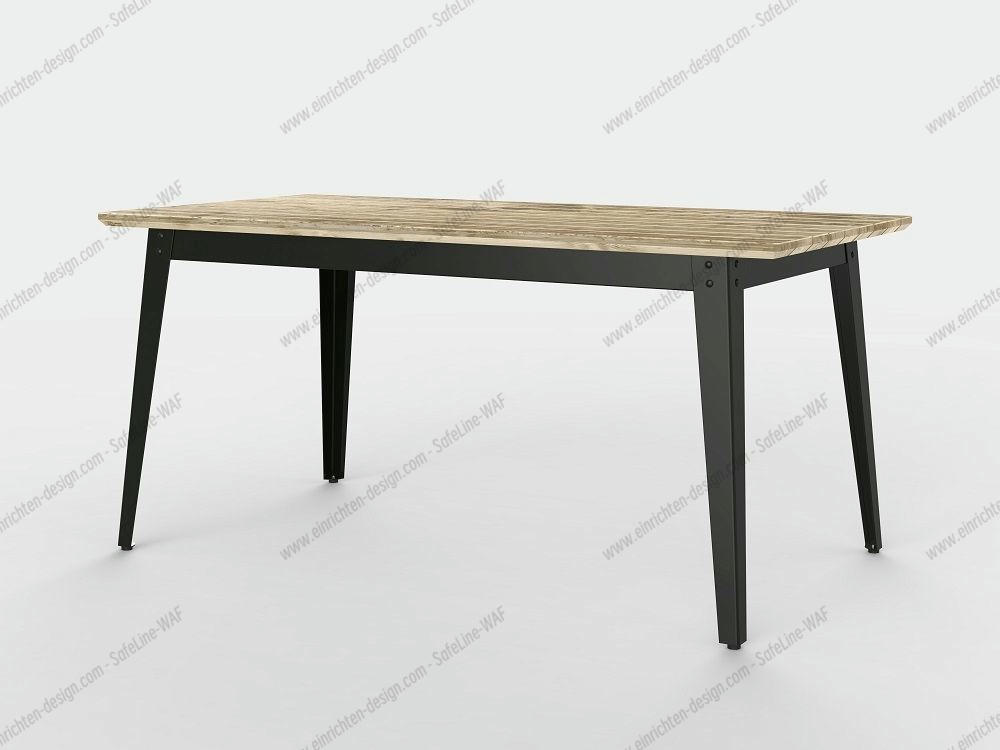 6Grad outdoor table Jan Cray Black lumber raw