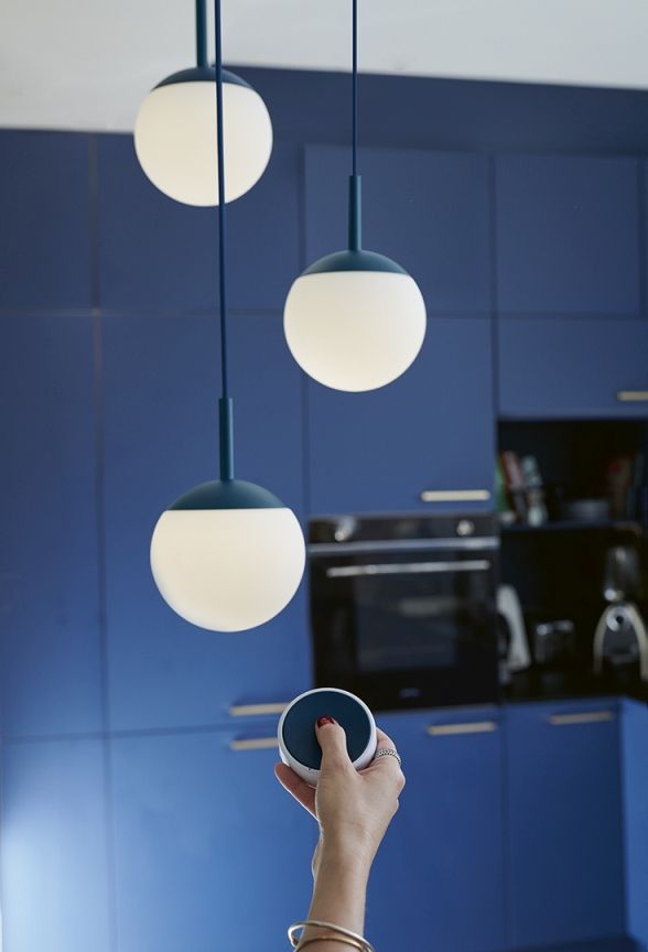 Mooon Triple Suspension Ø 15 cm pendant light Fermob Mooon Triple Suspension Ø 15 cm pendant light Fermob