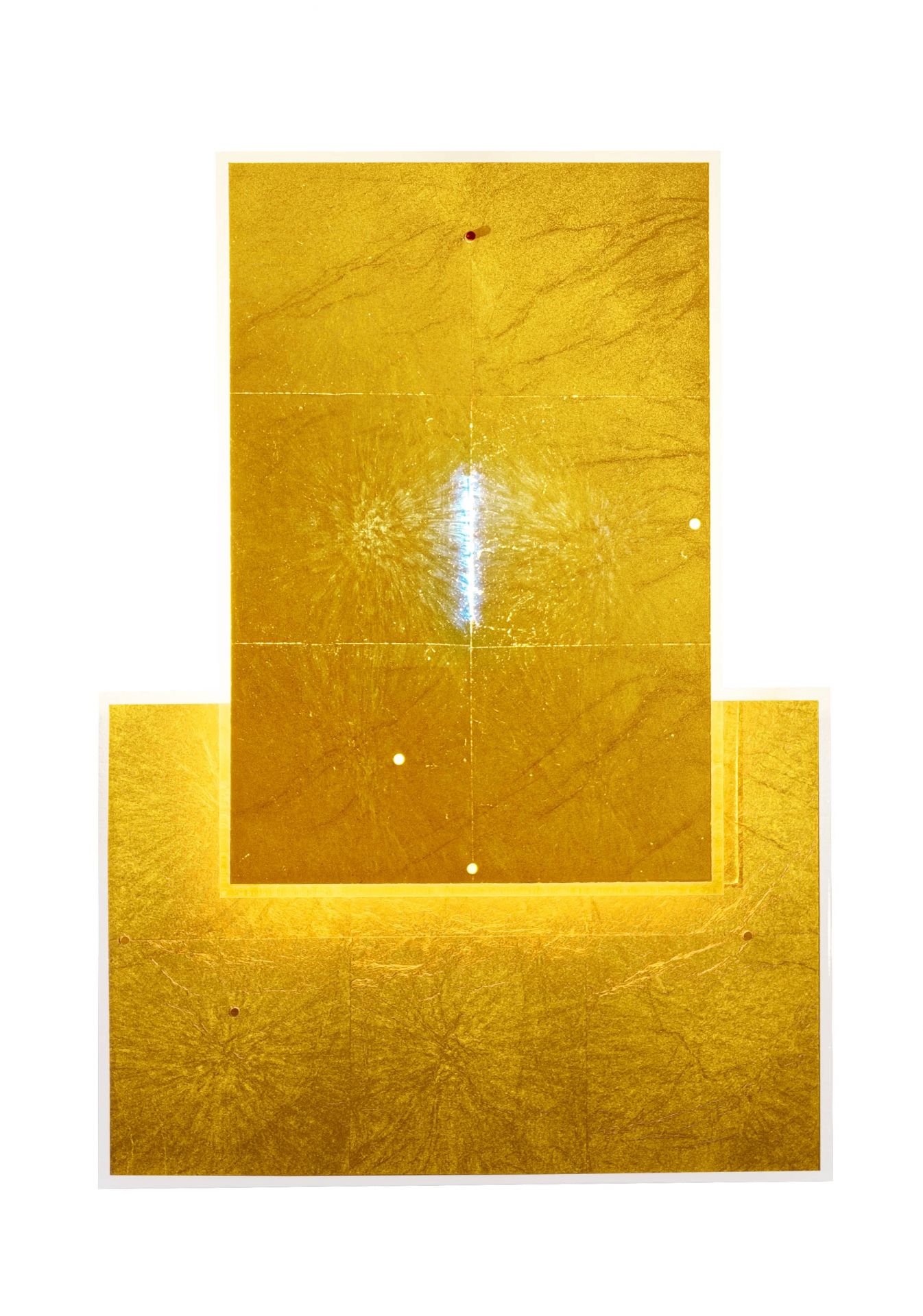 24 Carat Blue Flat Wall Lamp Ingo Maurer 