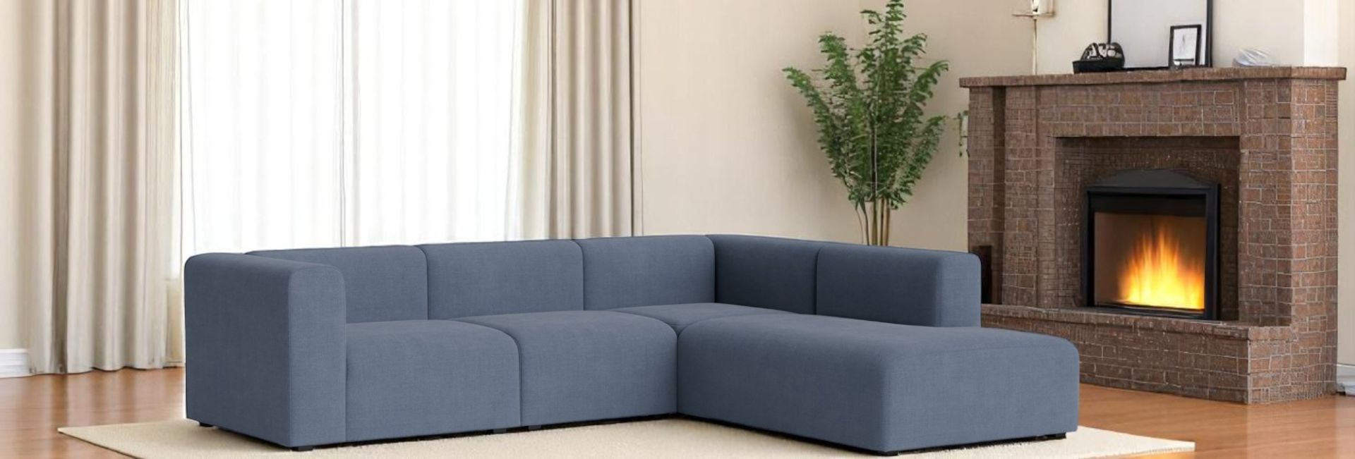 Mags Sofa Corner Combination 2 with armrest right Hay  