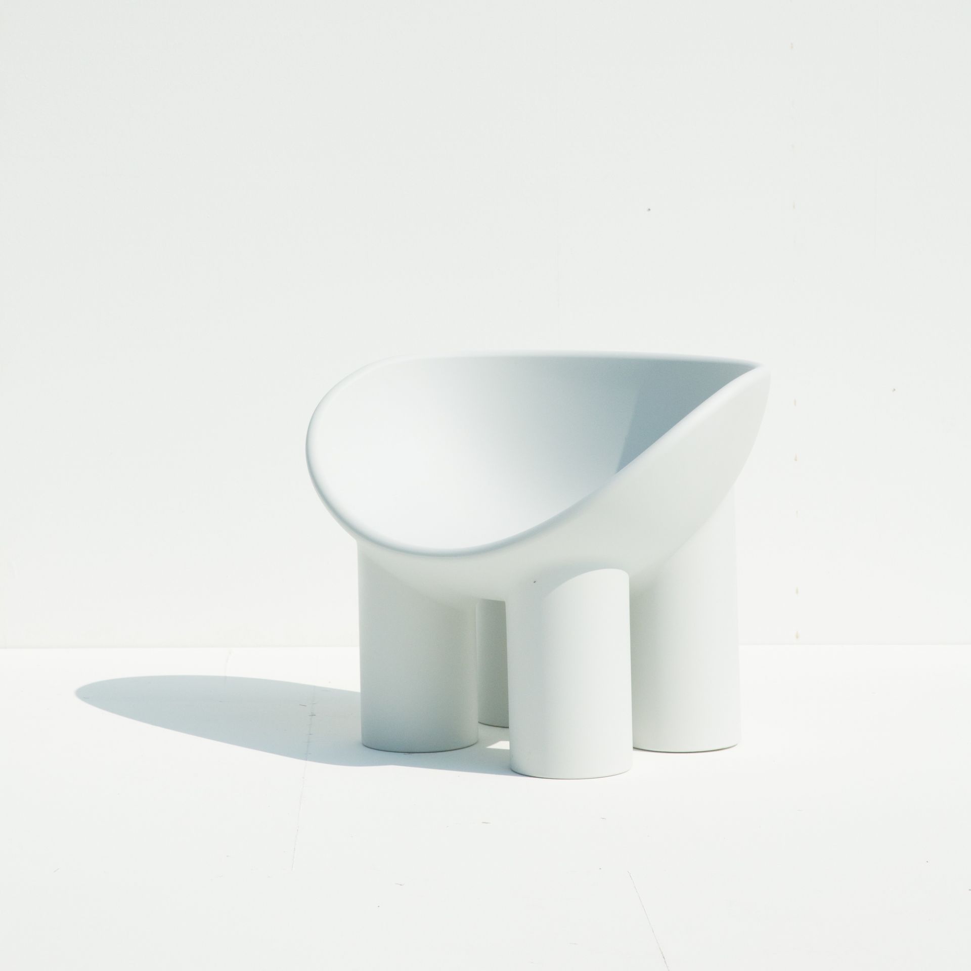 Roly Poly Armchair Driade Concrete