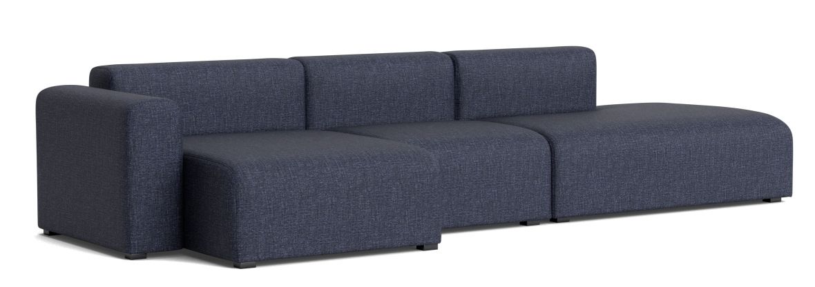 Mags Sofa 3-seater Combination 4 Low Armrest with armrest left Hay  