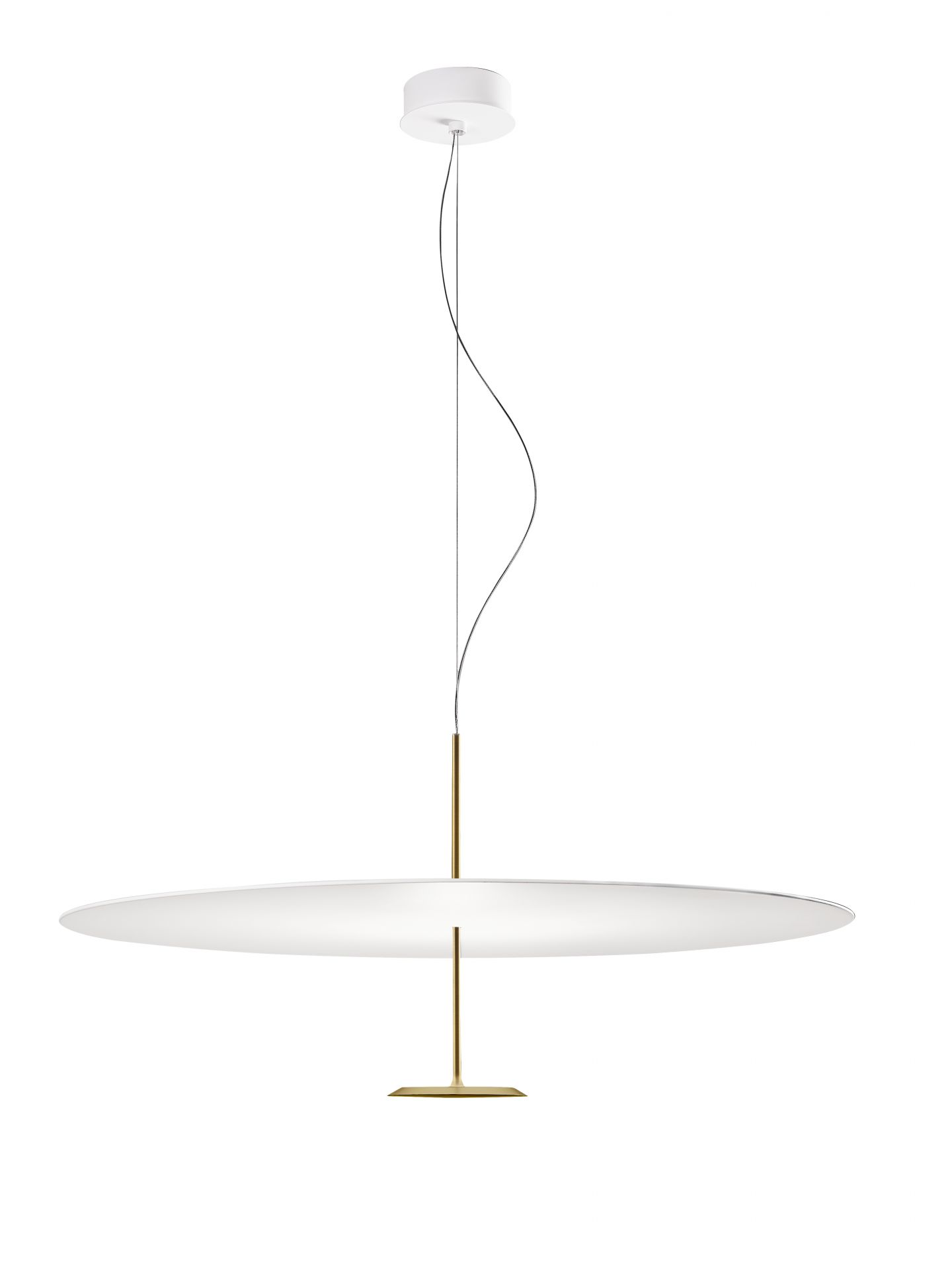 Dot 1100 pendant lamp brass anodised 2700K Lumina