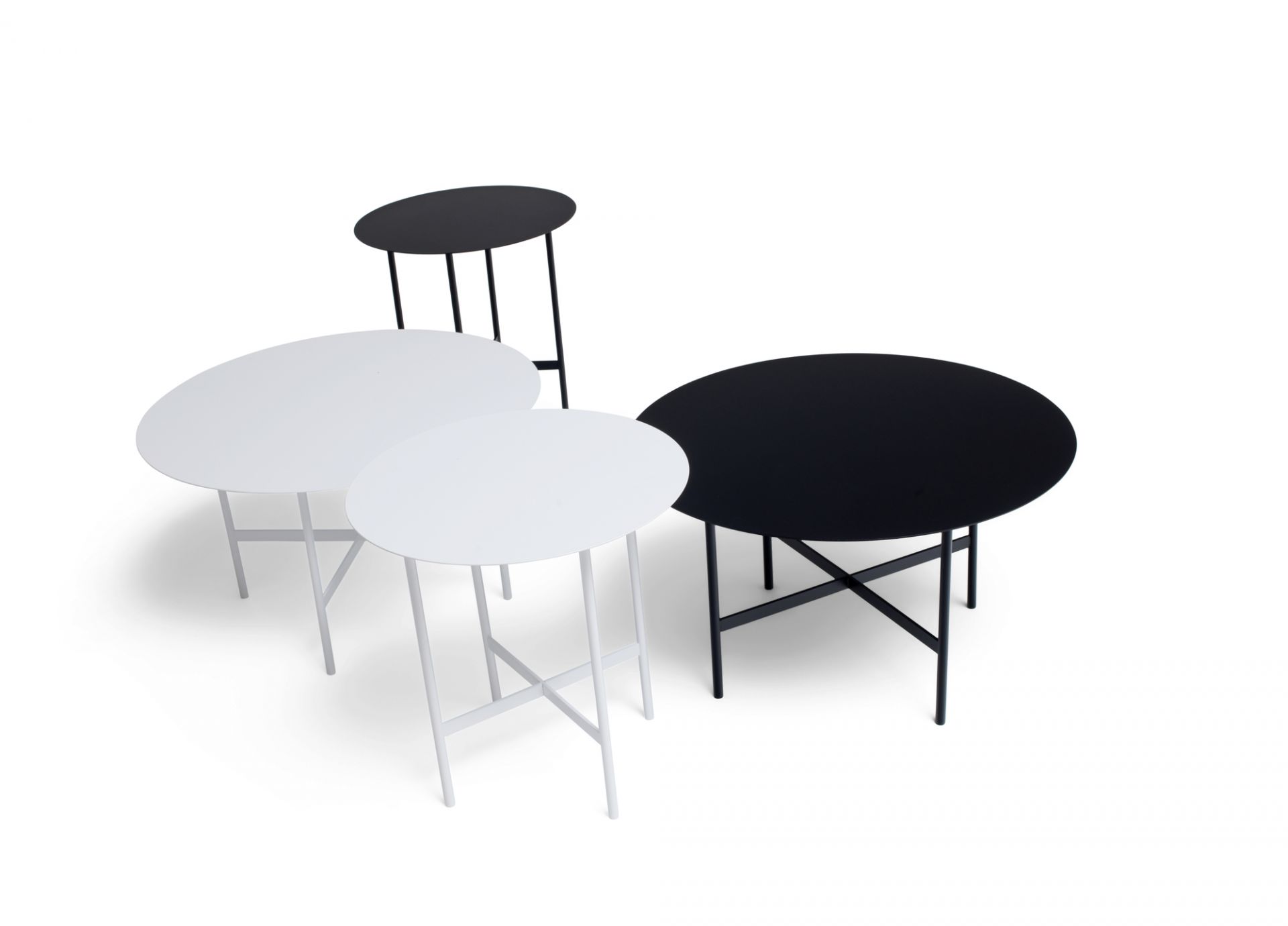 BETA coffee and side table small deep black Müller Möbelfabrikation