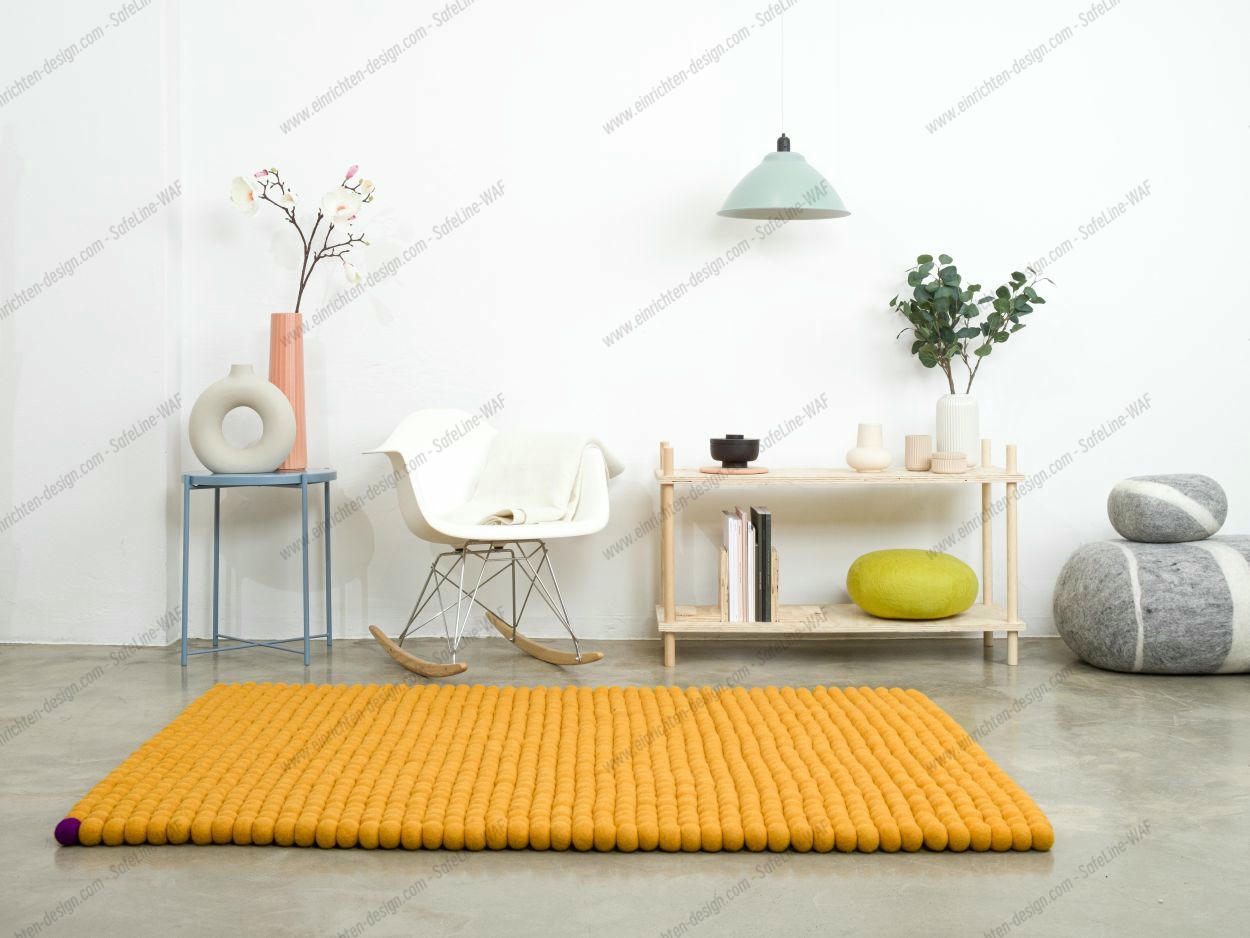 Big One Rectangular Felt carpet 140 x 200 cm myfelt