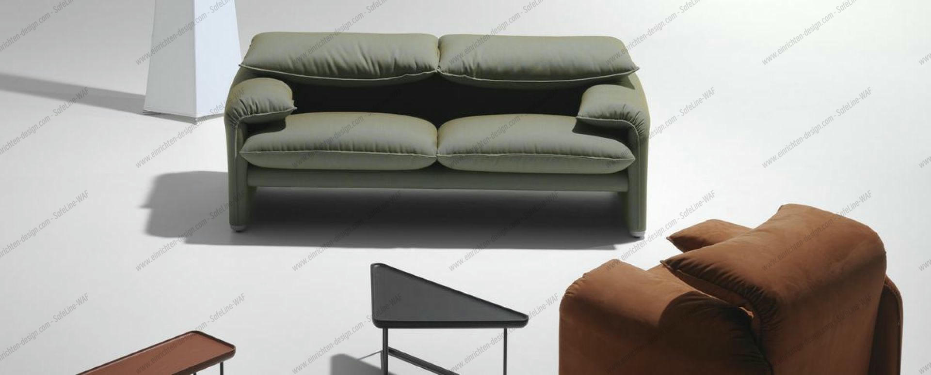 675 Maralunga sofa 2-seater Cassina