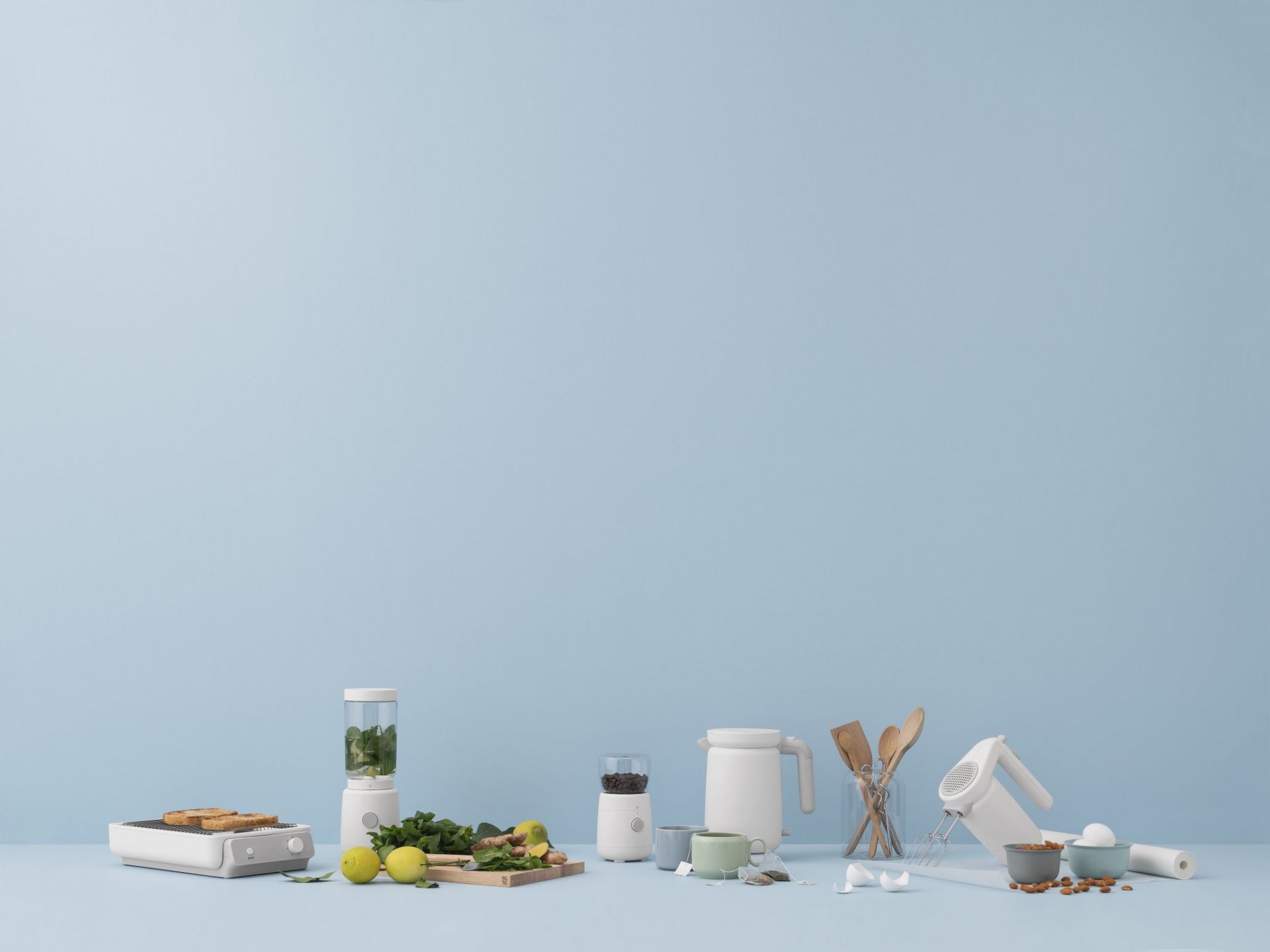 Foodie Hand mixer White RIG TIG by Stelton SINGLE PIECES