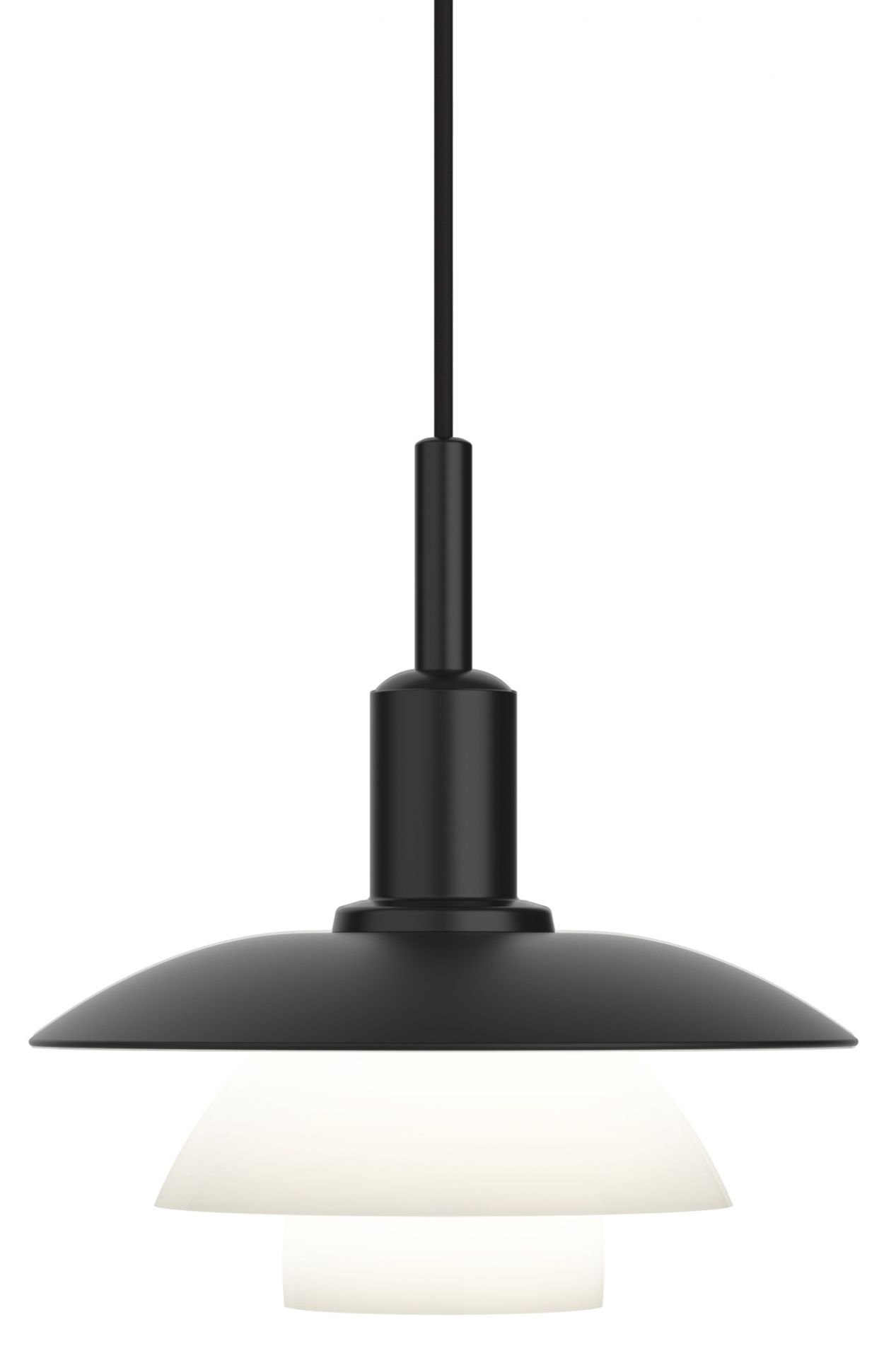 PH 5/5 Pendant light pendant lamp BLACK / GLASS Louis Poulsen SINGLE PIECES