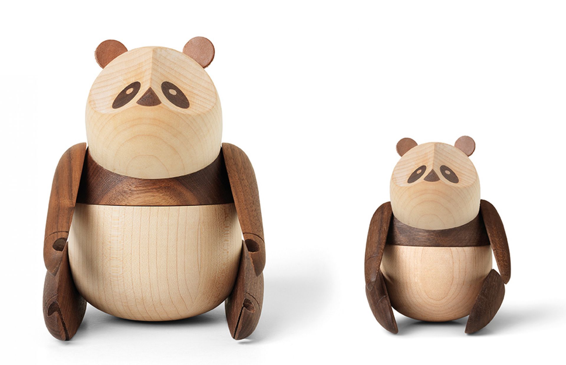 Panda wooden figure large Architectmade