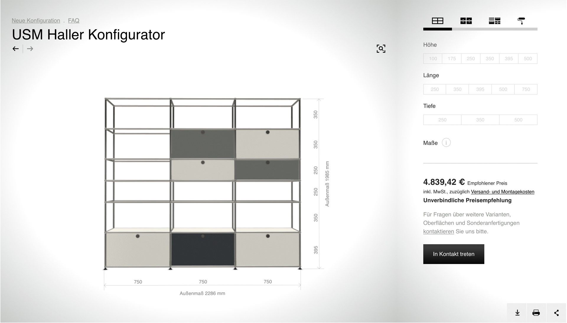 USM Haller Configurator