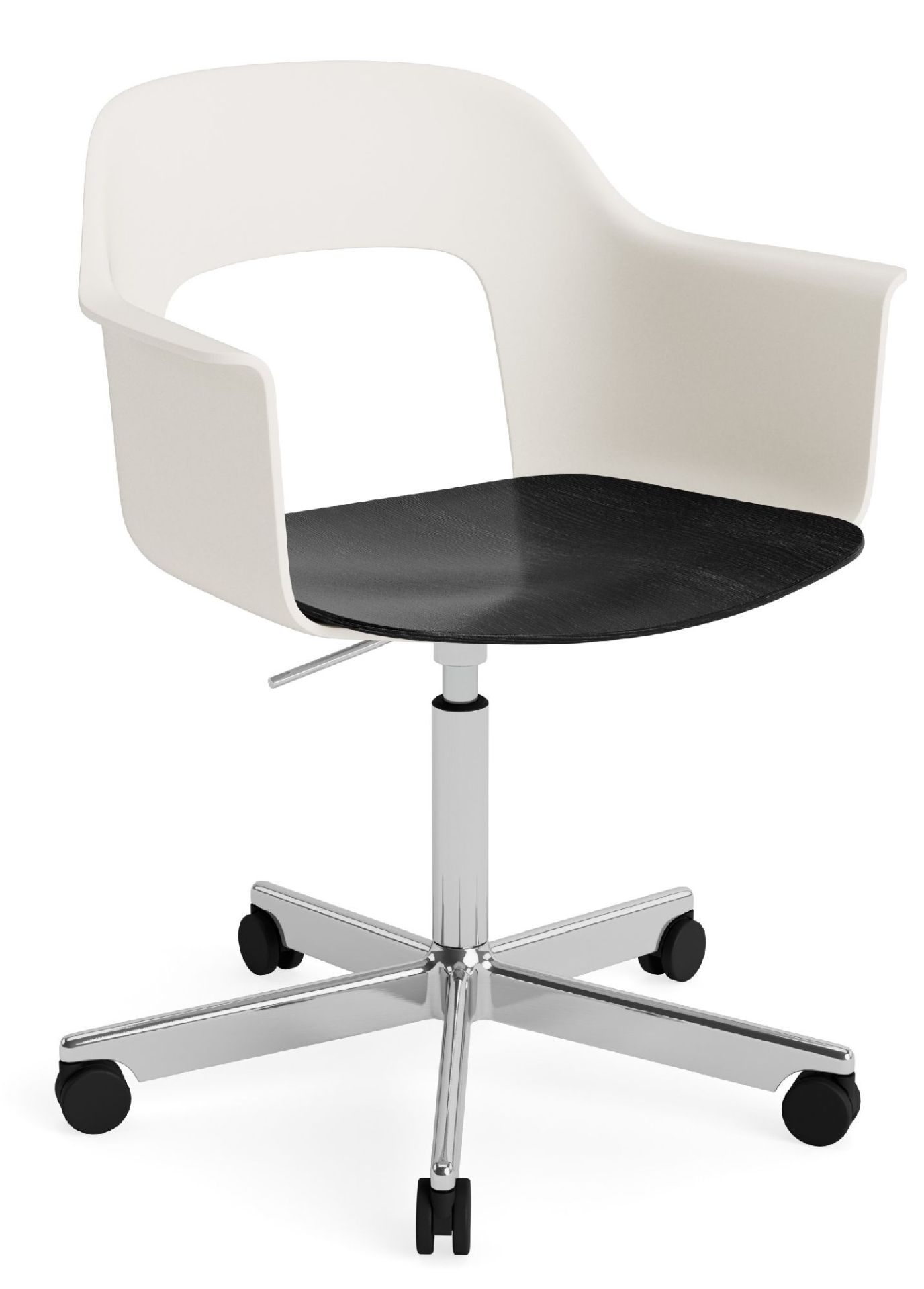 Layout Armchair 242 Armchair 4-star base gas lift with swivel function Hay