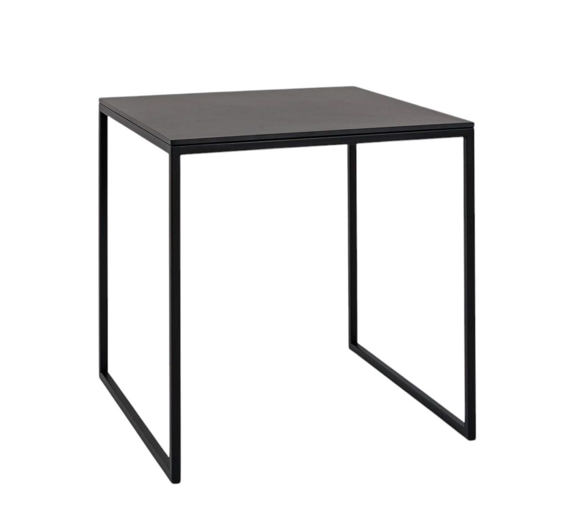 Less H 22/2 HPL Black coffee table Hans Hansen