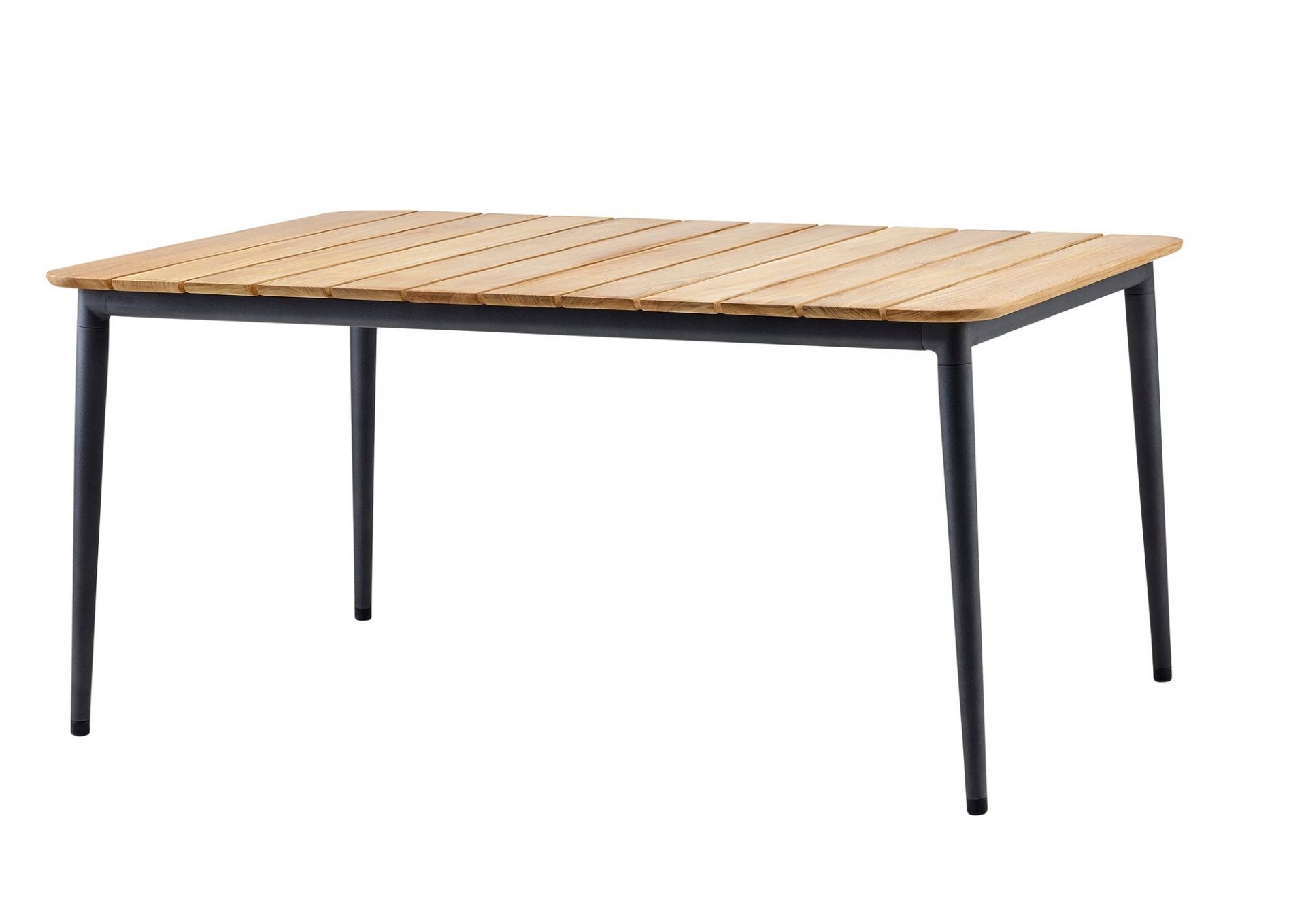 Core Outdoor Dining table teak Cane-Line small Lavagrau | Lava Grey | W 160  x D 100 x H 74 cm | CANE LINE 50127 LAVAGRAU