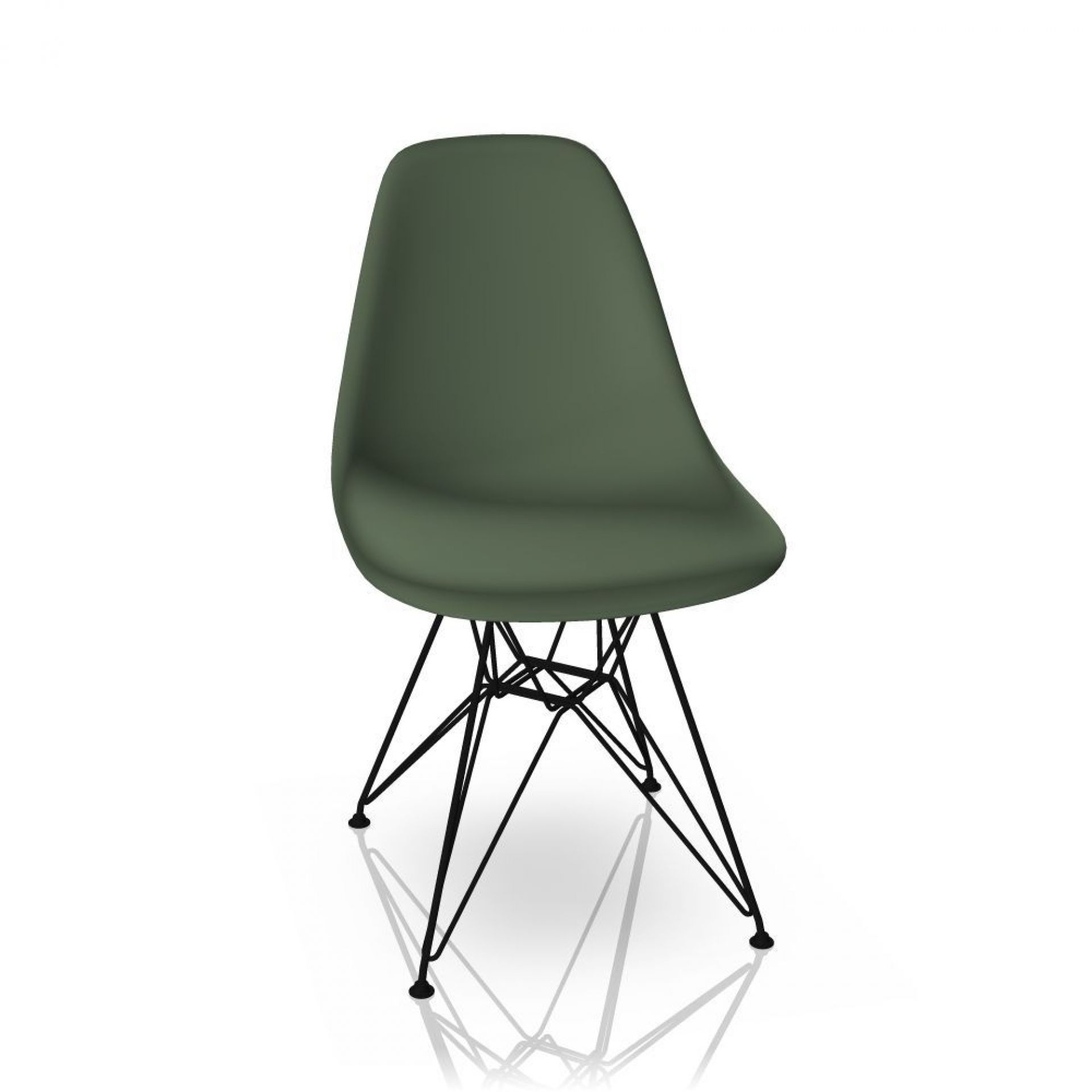 Eames Plastic Side Chair DSR Chair Vitra Black-Forest