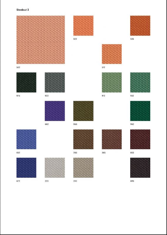 Sample Card Steelcut 3 Kvadrat