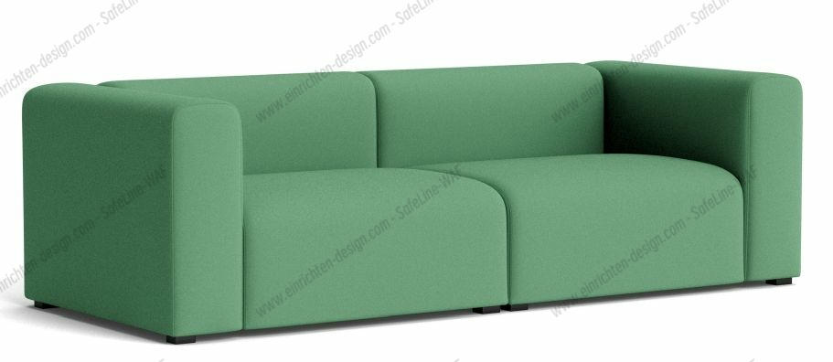 Mags sofa 2.5-seater Combination 1 Hay fabric Steelcut 932