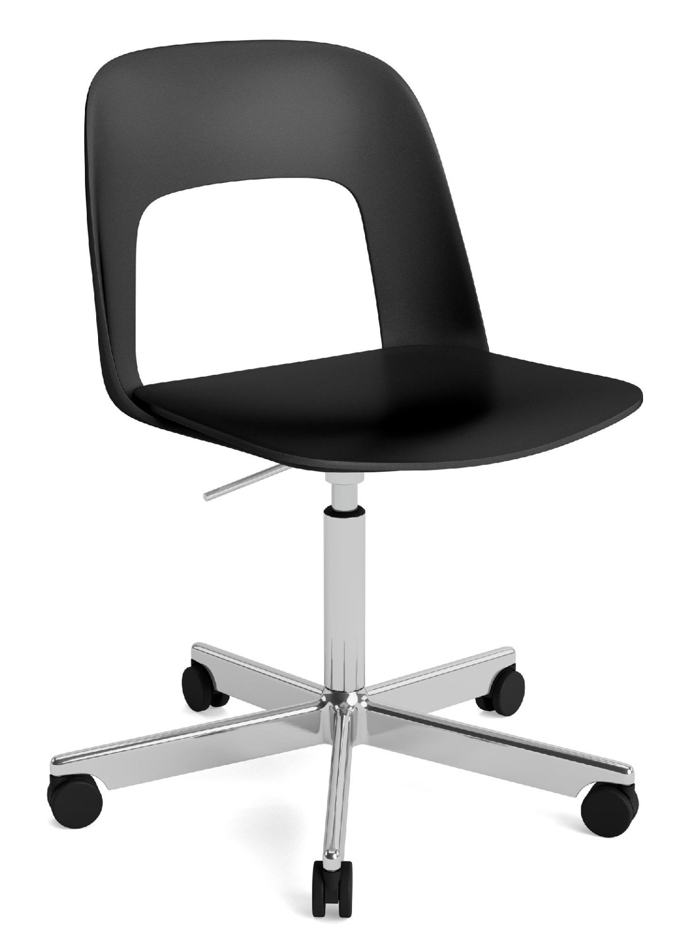 Layout Side Chair 141 5-star swivel base chair Hay   