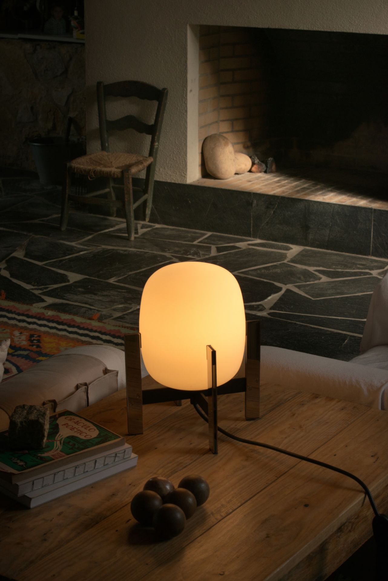 Cestita Metálica Table Lamp / Table Lantern Santa & Cole