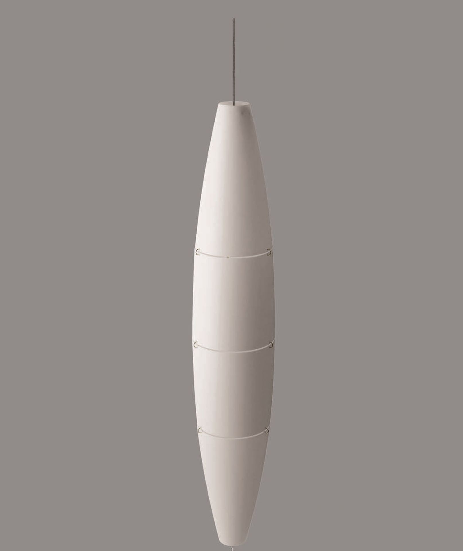 Weiße Havana Hängeleuchte von Foscarini, moderne Pendelleuchte für Wohnzimmer und Esszimmer.