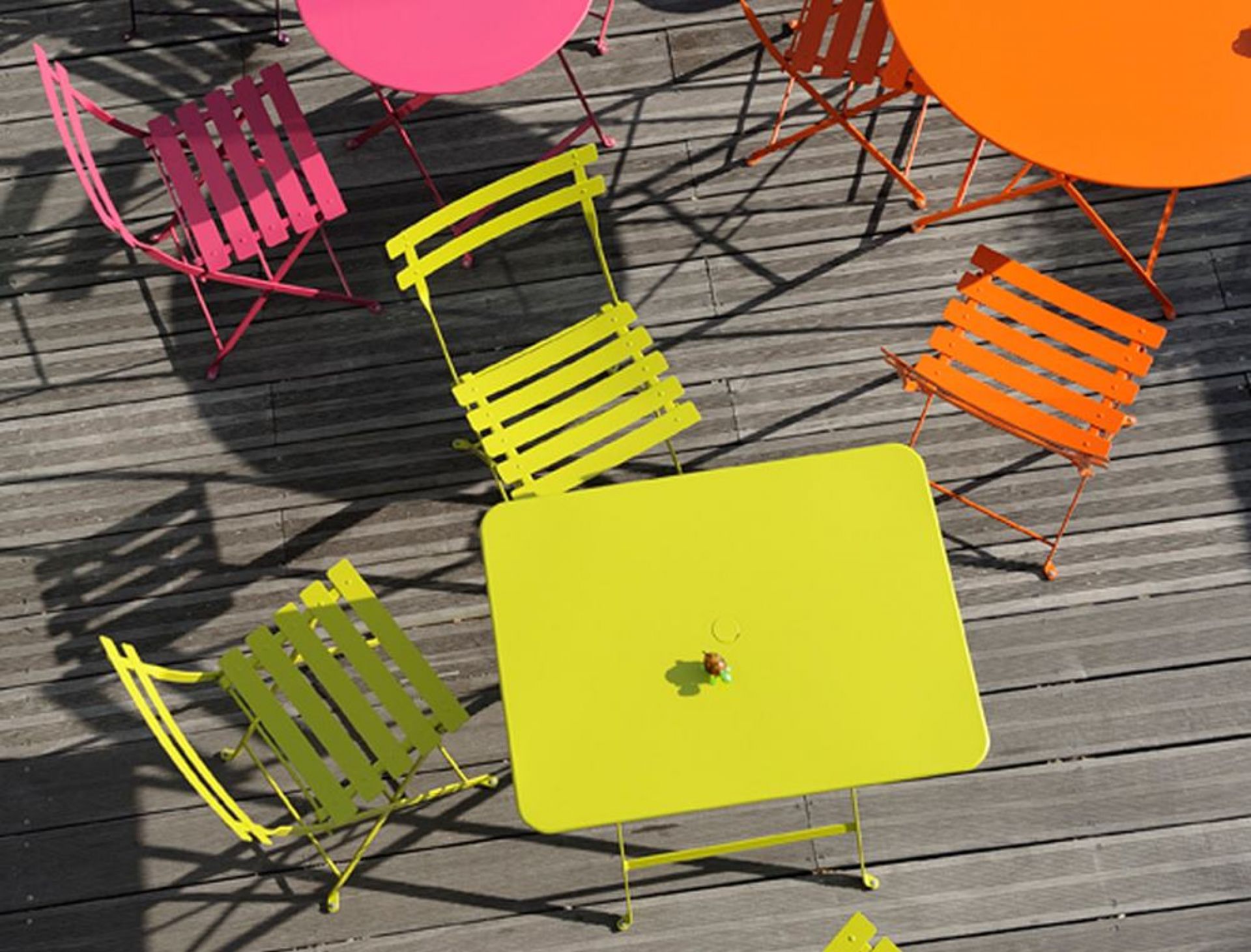 Bistro outdoor table round Fermob