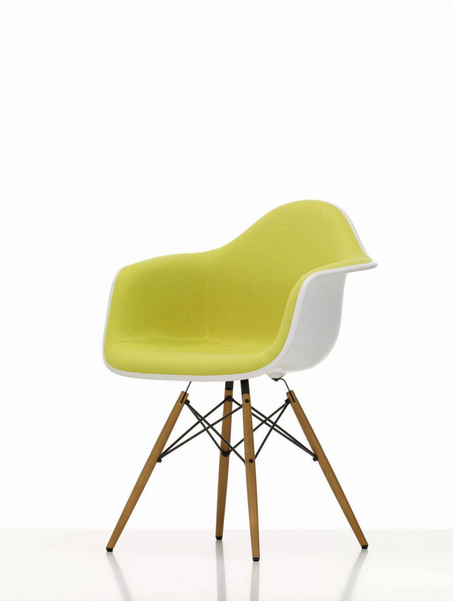 seks Uitbreiding Onderverdelen Eames Plastic Arm Chair DAW fully upholstered Vitra | VITRA 44032700