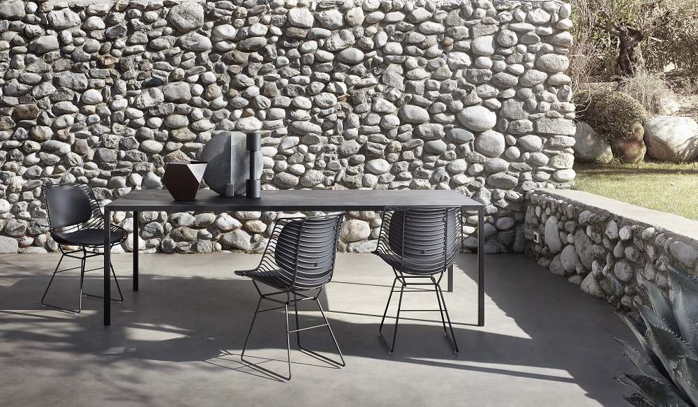 Flow Filo Indoor/Outdoor Chair Skid Frame MDF Italia 