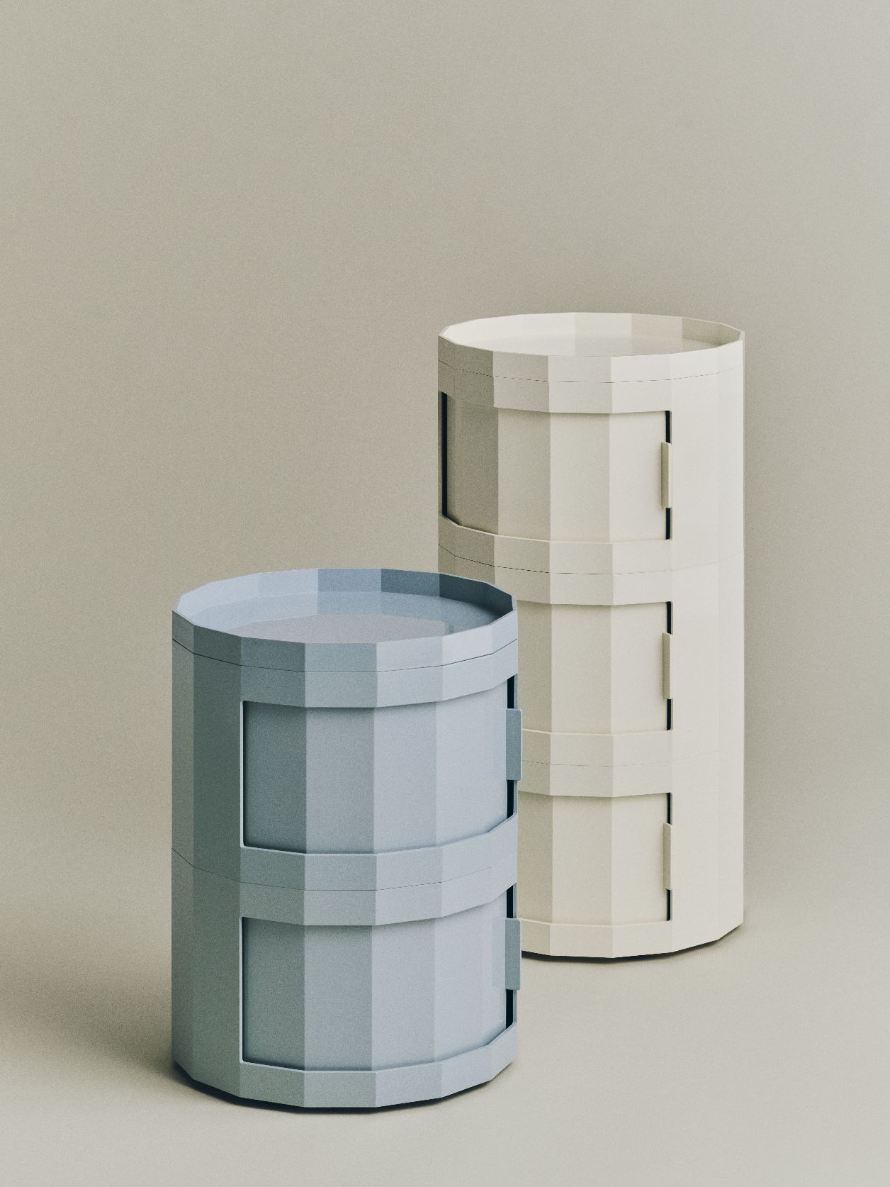 Facet Cabinet 20 Storage Space Hay