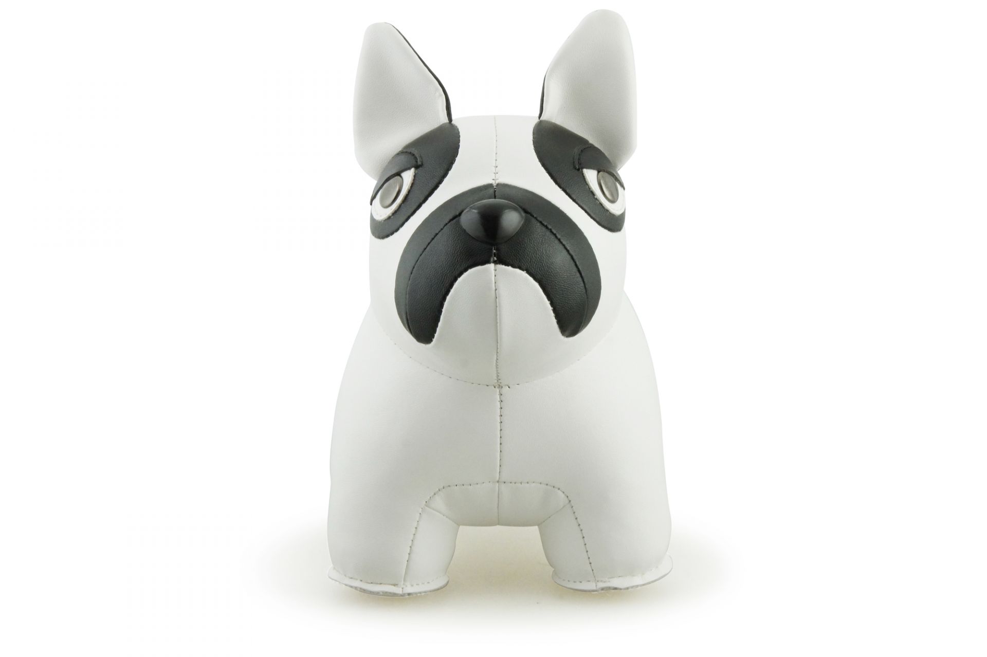 Bookend Classic French Bulldog White/Black Züny SINGLE PIECES