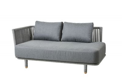 Moments Outdoor 2-seater sofa right Cane-Line