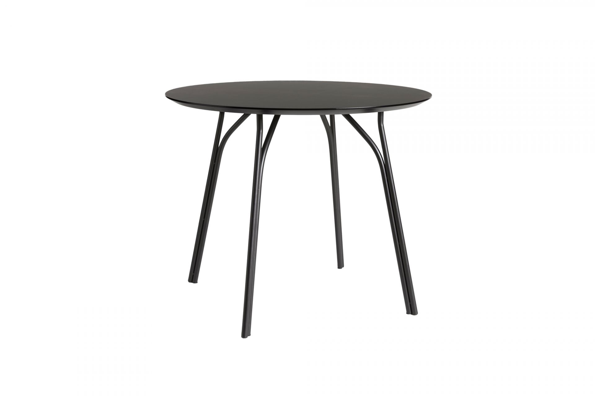 Tree Dining Table Ø90 Black Woud