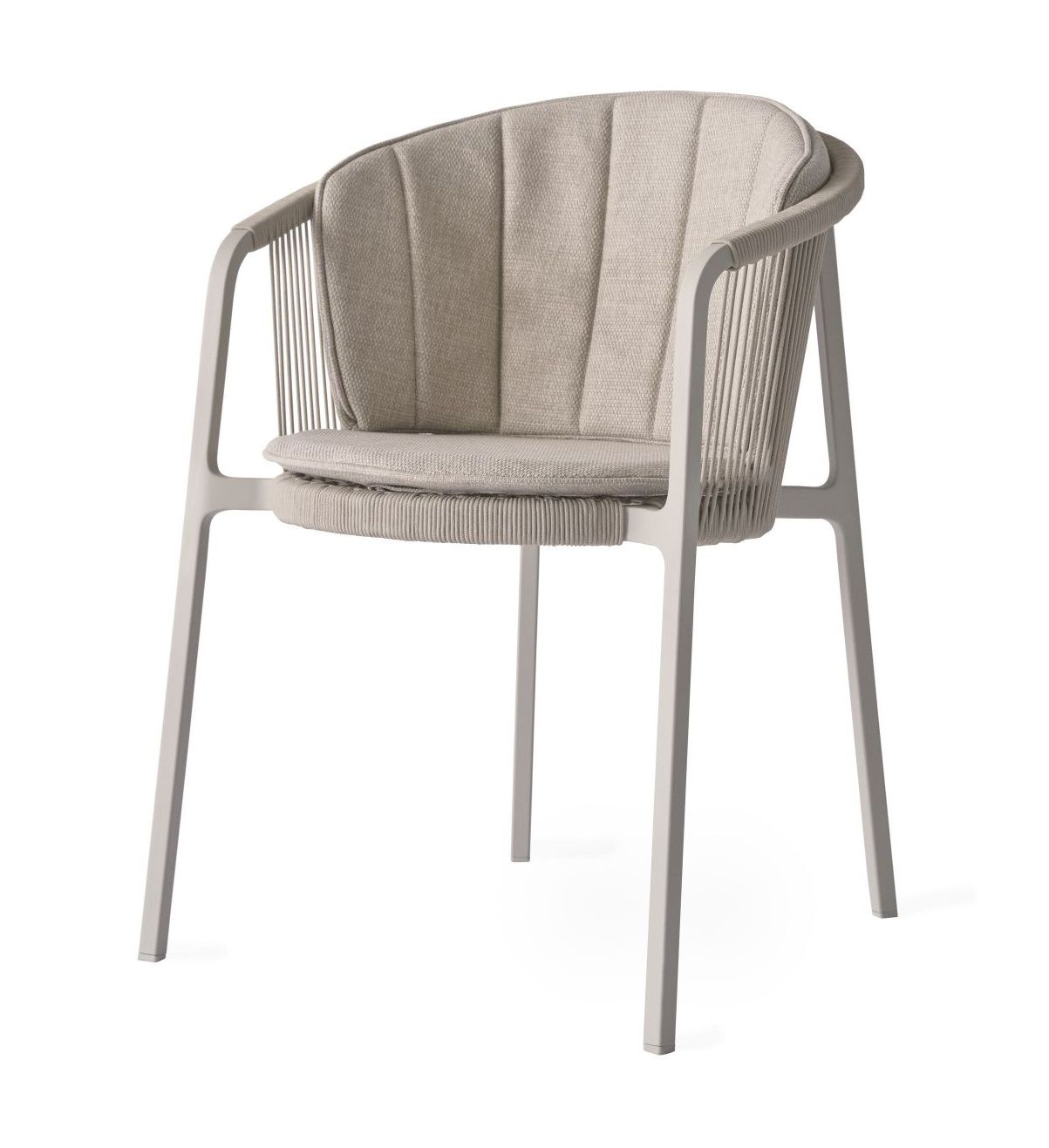 Lagrasse Chair Outdoor Vipp with seat and back cushion