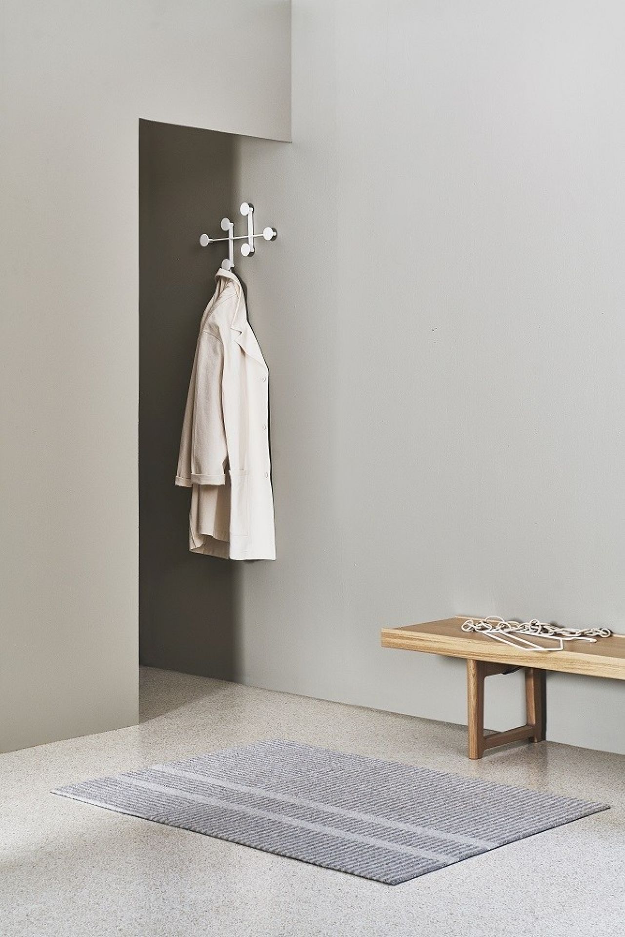Løype Indoor / Outdoor Doormat W 65 x D 85 cm / STORMY Heymat SINGLE PIECES