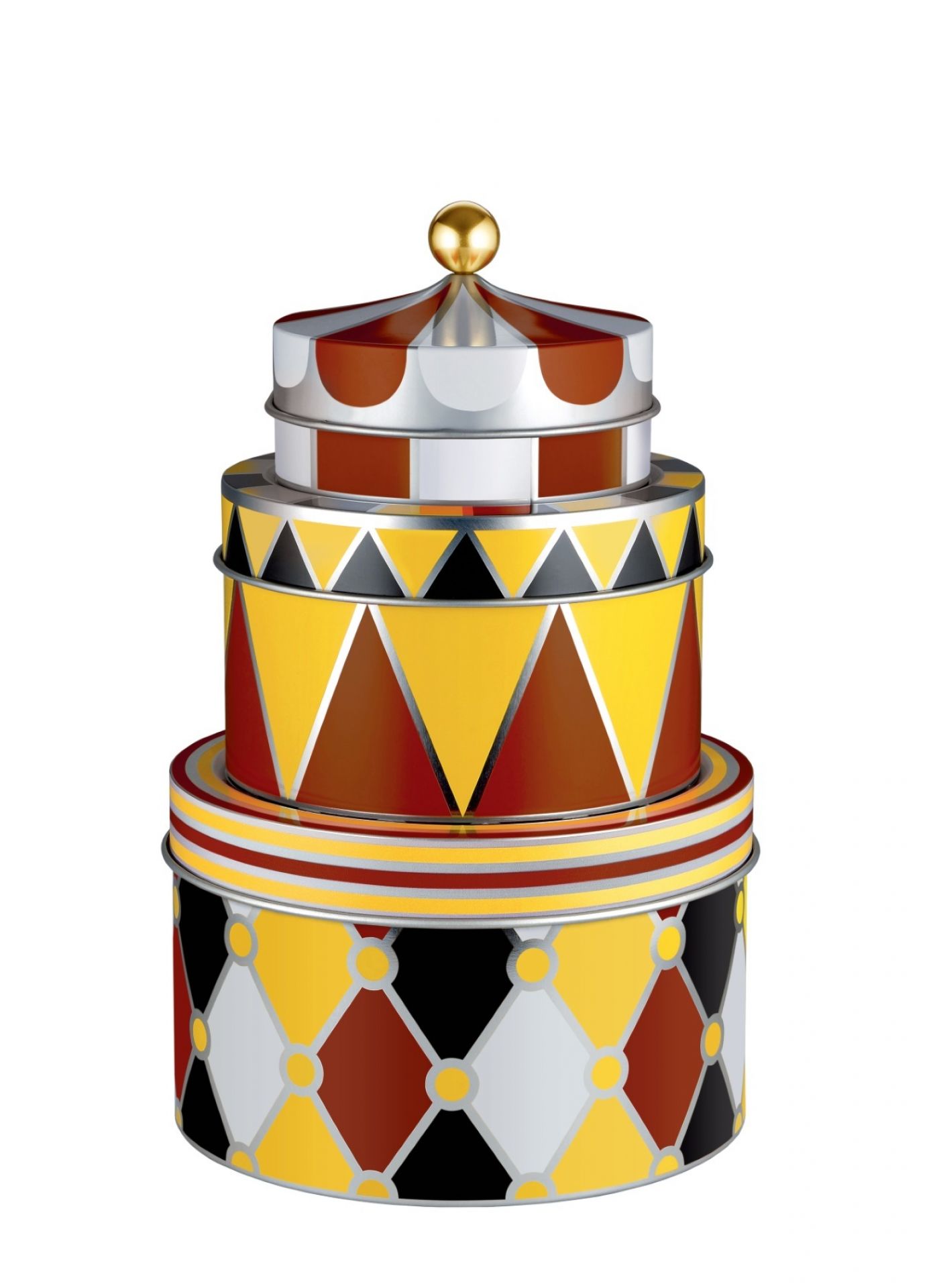Alessi Circus metal tins set of 3 Alessi