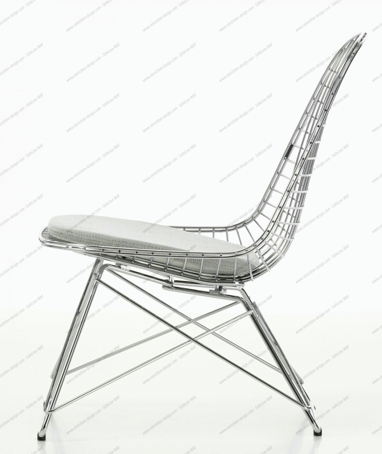 LKR-5 Wire Chair Chair with Seat Cushion Vitra