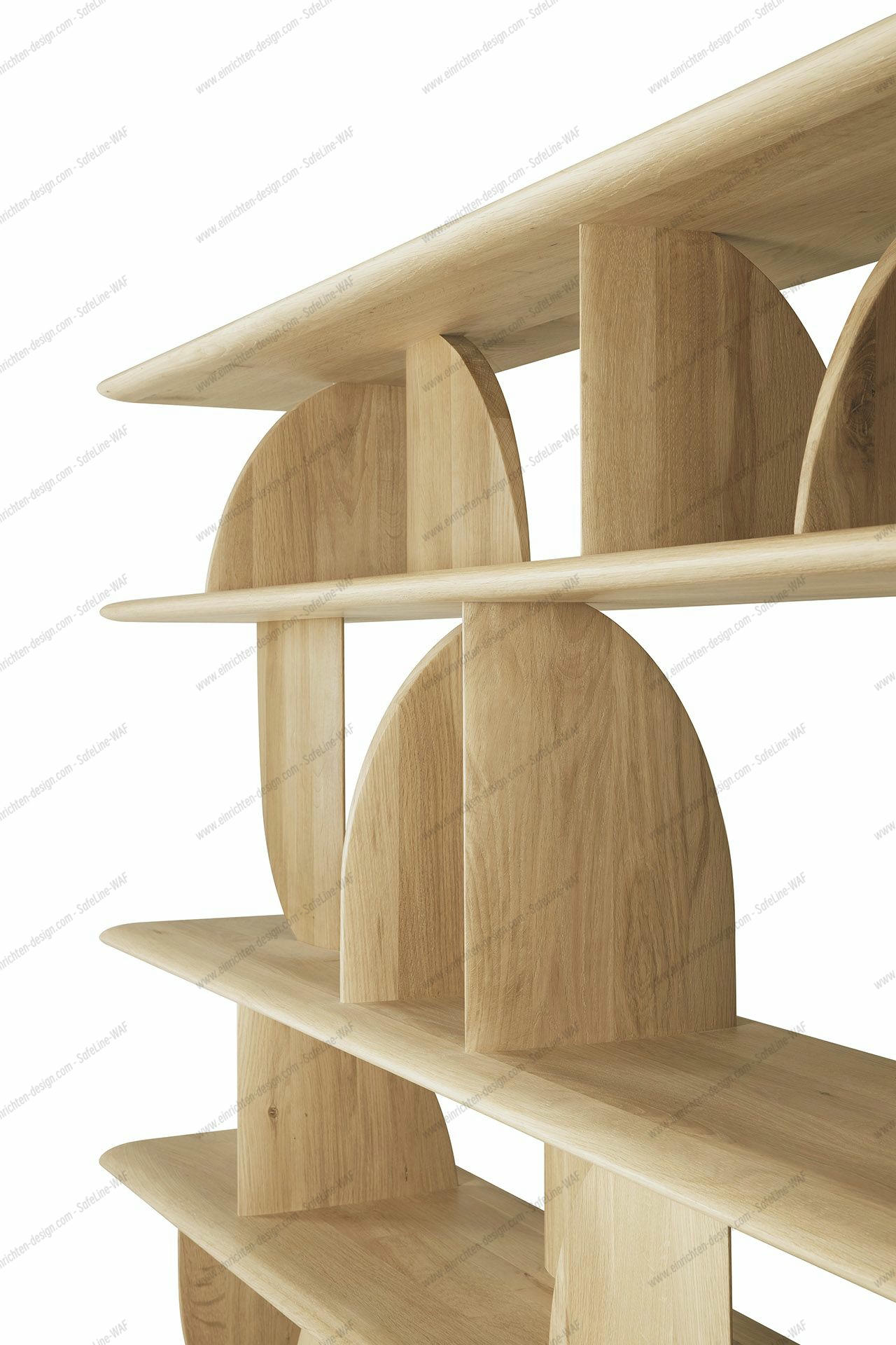 Geometric shelf oiled oak Ethnicraft