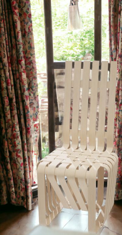 High Sticking Chair with High Back Knoll International  